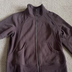 Lululemon Brown Scuba Oversized Full-Zip Jacket (M/L)
